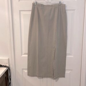 Eileen fisher cotton pencil skirt, size medium